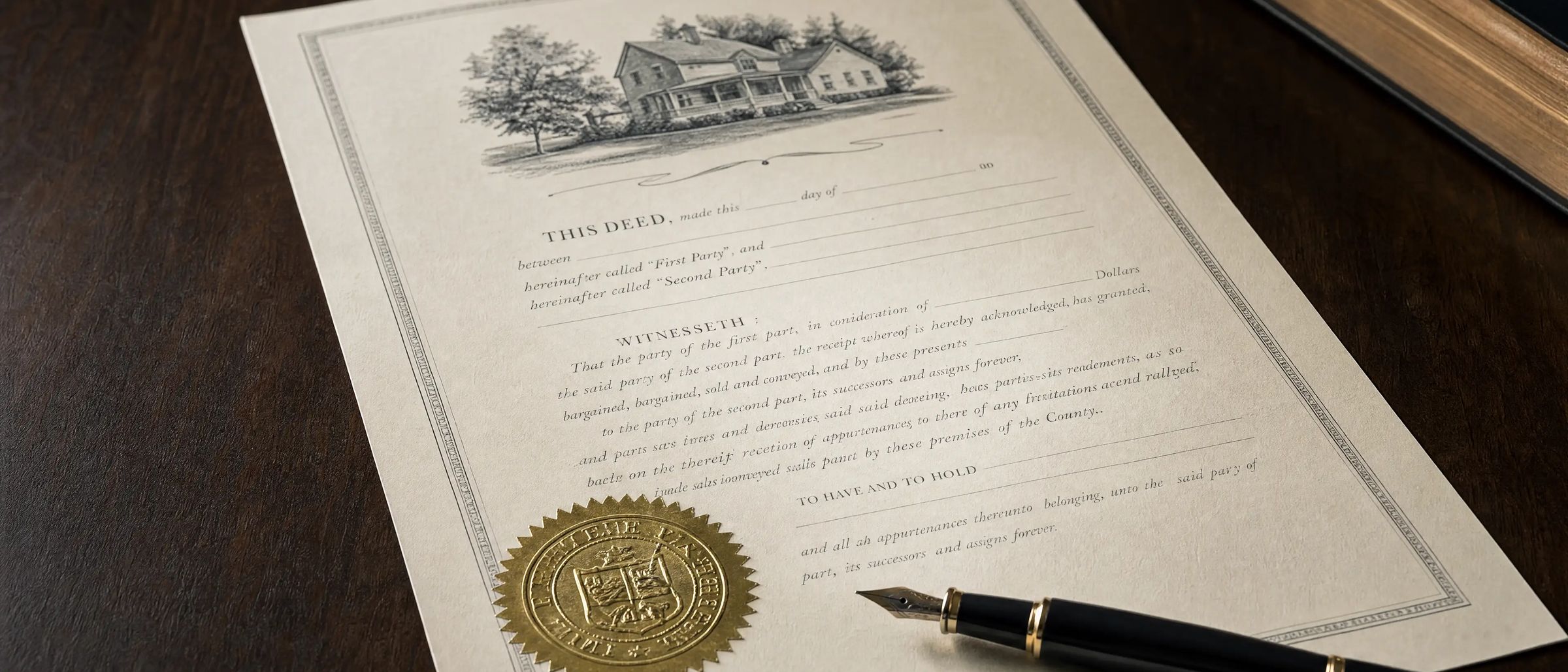 A clean deed, an embossed seal, a registered owner — that is what you are buying.